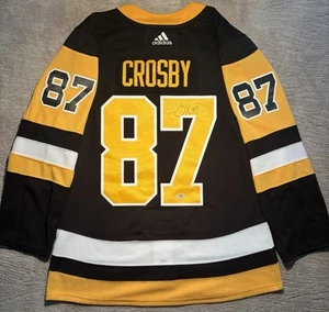 Sidney Crosby Signed Pittsburgh Penguins Adidas Authentic Jersey PSA COA - Picture 1 of 7