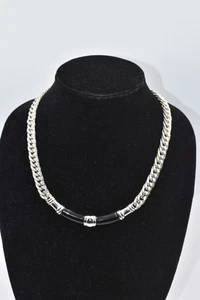 Collana MONET Vintage Smaltata Art Decò Girocollo Dichiarazione - Foto 1 di 7