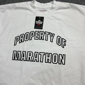 The Marathon Clothing T Shirt Men's XL White Short Sleeve Crewneck NWT - Picture 1 of 8