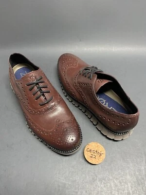 COLE HAAN ZERO GRAND PUNTA DE ALA CUERO C30279 BURDEOS OXFORD TALLA 7 M Foto 1 de 4