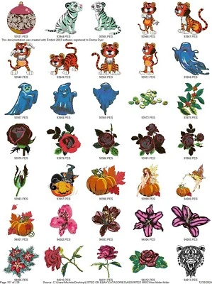 275.000 PLUS SURTIDO MISC Máquina de Bordar Diseño PES EN UNIDAD USB Foto 1 de 4