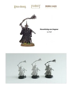 Zinn - Hexenkönig von Angmar - zu Fuß - Ringgeist / Nazgul - GW - unbemalt - Bild 1 von 9