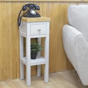 GROFurniture Grey Console Table, 1 Drawer Painted End Table for Livingroom - Picture 1 of 10