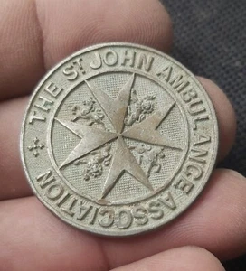 USA UK BRITISH ST. JOHN AMBULANCE ASSOCIATION BADGE TO MOTI RAM L@@K! - Picture 1 of 2