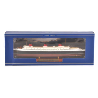 1:1250 Atlas Diecast Normandie Cruise Ship Model Boat Gift Toys For Collection - Image 1 of 4