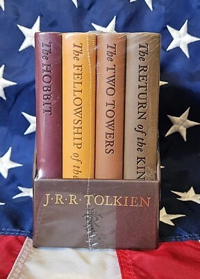 NEW SEALED Lord of the Rings Trilogy & Hobbit JRR Tolkien Box Pocket Size Deluxe - Image 1 of 4