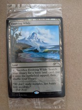 Foil Secret Lair Bob Ross Land Evolving Wilds x1 Magic cards MTG Sealed New