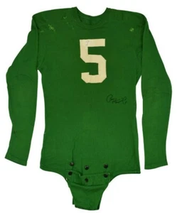 PAUL HORNUNG 1956 Used Game Worn Notre Dame Jersey PM&G-10 GF JSA LOAs Heisman - Picture 1 of 12