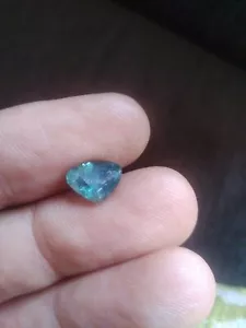 2.71Ct Zafiro Natural Azul Verdoso Sin Tratar Origen Tanga (Ver Vídeo) - Picture 1 of 12