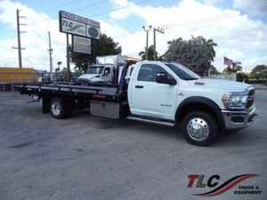 2024 Ram 5500 SLT.. 20FT JERRDAN ROLLBACK TOW TRUCK..20XLP. 15 Miles White Truck - Picture 1 of 40