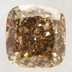 Loose Cushion Shape Diamond Fancy Deep Brown Color 1.08 Carat SI2 IGI Certified - Picture 1 of 6