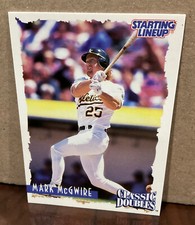 MARK McGWIRE 1997 KENNER STARTING LINEUP CARD CLASSIC DOUBLES - ATHLETICS