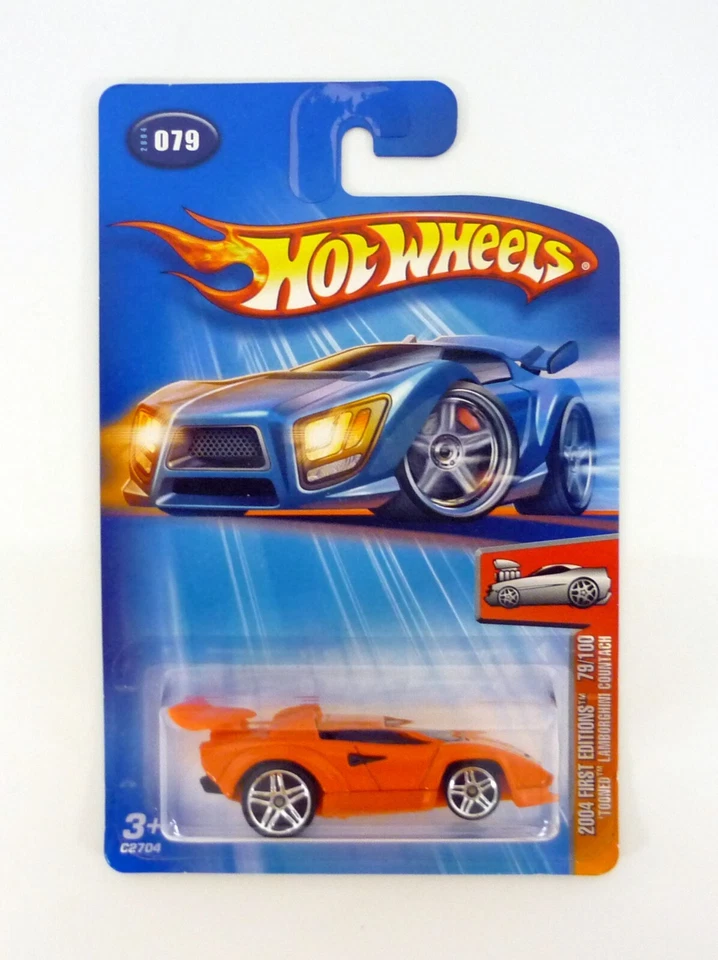Hot Wheels 'Tooned Lamborghini Countach #079 primeras ediciones 79/100 DieCast 2004 Foto 1 de 1