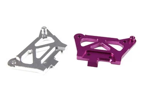 GTB Aluminum Metal 1/10 RC HPI RS4 EVO 3 Steering Upper Top Chassis Brace Plate - Picture 1 of 3