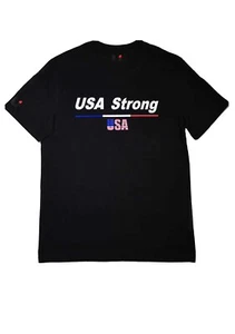 USA 🇺🇸 Strong Tee Shirt Black Size L In 🖐 🛳 Fast - Picture 1 of 7
