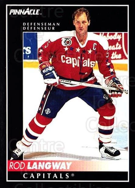 1992-93 Pinnacle Canadian #131 Rod Langway - Image 1 of 1