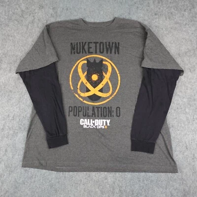 Винтажная мужская футболка Call of Cuty XXL Black Ops II COD 2012 промо Nuketown - Изображение 1 из 4