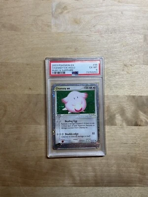2003 POKEMON EX RUBY & SAPPHIRE #96 CHANSEY EX-HOLO PSA 6 - Image 1 of 2