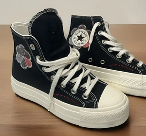 Converse Chuck Taylor All Star Lift Hi Platform Shoes Black A05194C Women Sz 6 - Imagen 1 de 8