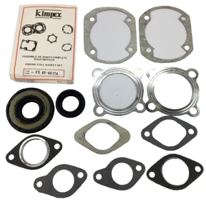 YAMAHA SNOWMOBILE ENGINE FULL TOP END GASKET SET WITH SEALS FITS 71 SW 396 MODEL - Picture 1 of 18