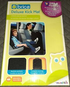 Munchkin Brica Deluxe Kick Mats. 1 Mat Count Package- Black. New