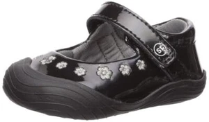 Stride Rite Baby Girls SR Mira Mary Jane Flat, Black, 1 Infant - Picture 1 of 1