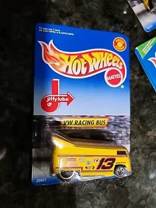 New 1998 Hot Wheels Jiffy Lube Volkswagen VW Racing Bus Special Edition #20961 - Picture 1 of 2