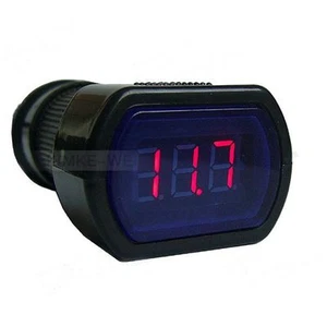 LED Spannungsanzeige Auto Digital Voltmeter Spannungsmesser 12V Neu - Picture 1 of 5