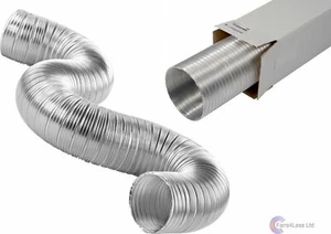 Ventiladores extractores de cocina con conducto flexible semi rígido de aluminio 4" 5" 6" - Imagen 1 de 1