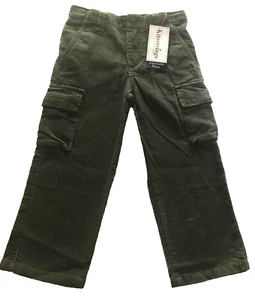 KITESTRINGS Corduroy Cargo Pants - Washed Olive -  NWT Boys 4 - Bild 1 von 2