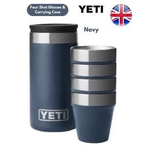 Yeti Navy Schnapsgläser 1,7oz mit Tragetasche doppelwandig isoliert - Bild 1 von 6