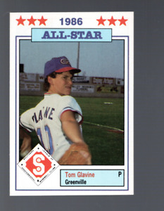 1986 Jennings Tom Glavine Southern League All-Stars #23 