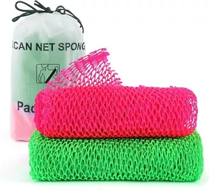 2 Piezas Esponja Red Africana Auténtica Real Africana Red Exfoliante Esponja de Baño con - Imagen 1 de 7