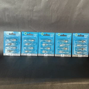 Simply Done Clear Bulb Night Light 7W 40 Lumens 4-Pack Set of 5/ 20 Bulbs Total! - Picture 1 of 3