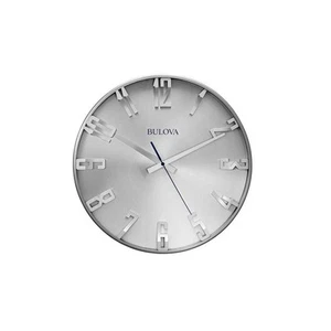 Bulova 16 in. H x 16 in. W Wall Clock with Slimline Metal Case - Picture 1 of 1