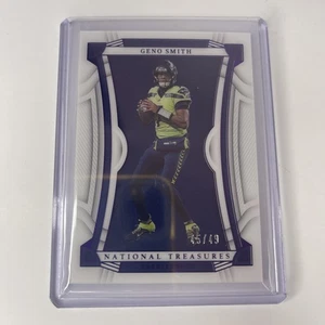 2022 Panini National Treasures Purple /49 Geno Smith #91 - Picture 1 of 2