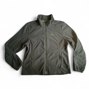 Camel Crown Fleecejacke schwarz anthrazit Full-Zip Gr. L - Bild 1 von 12