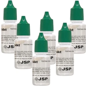Set of 6 Fresh 14k Gold Acid Testing Solution 12 Grams Jewelry Test Metal - Picture 1 of 9