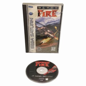 Black Fire (Sega Saturn, 1995) CIB Complete w/ Manual + Reg Card Tested