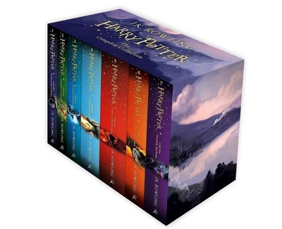 Harry Potter Complete Full 7 Books Childrens Box Set Collection by J K Rowling. - Image 1 of 4