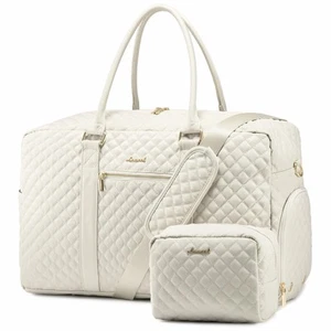 Travel Duffle Weekender Bag for Women with Shoe Compartment, Carry on Overnig... - Picture 1 of 8