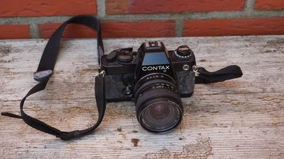 Contax 139 Quartz Spiegelreflexkamera Kamera mit Super Danubia 3,5-4,5 f 28-50mm - Bild 1 von 3