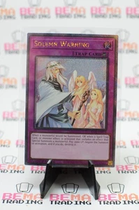 Feierliche Warnung (Quarter Century Secret Rare) RA02-DE078 25th Anniversary Rarität - Bild 1 von 3