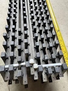 8 Piezas 31" Escala G Vía Curvada USA TRENES Usado *LEER* - Imagen 1 de 12