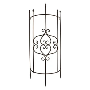 Staudenhalter aus Metall halbrund 130 cm Staudenstütze Pflanzenstütze Rankhilfe - Bild 1 von 5