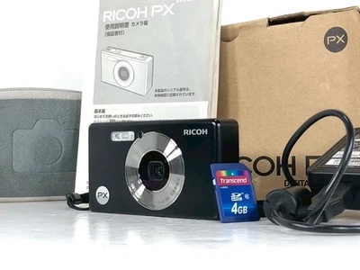 [Exc+5] Ricoh PX Point and Shoot Compact Digital Camera Black from JAPAN - Image 1 of 4