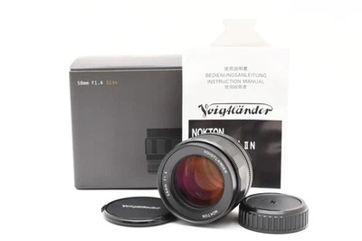 [Caja COMO NUEVA] Voigtlander NOKTON 58mm F/1.4 SL II N Nikon F Ai-S Ais para JAPÓN Foto 1 de 4