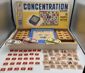 Concentrazione 1961 Gioco da Tavolo NBC 4° Edizione 4950 Completo 1961 Vintage - Foto 1 di 18