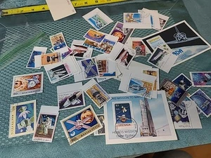 VTG. MANY VTG. SPACE STAMPS - Picture 1 of 17