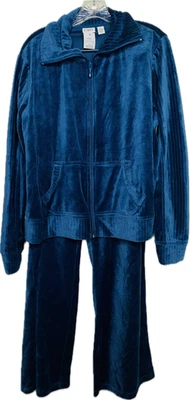 Cato Sportwear женщин хлопок трек костюм синий размер куртка и брюки соответствующий новый - Изображение 1 из 4